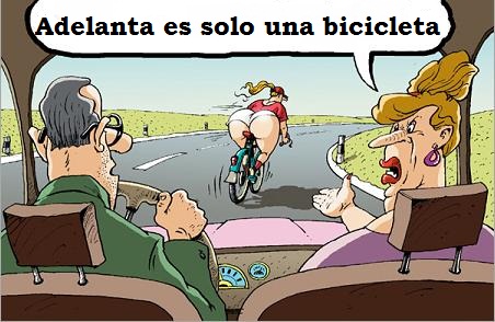 moglie-al-marito-perch-non-sorpassi--solo-una-biciclettaguarda-la-vignetta-
